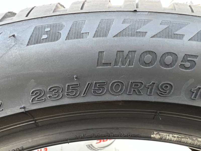 235/50 R19 BRIDGESTONE BLIZZAK LM005 6mm