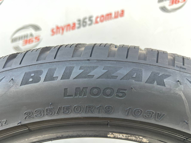 235/50 R19 BRIDGESTONE BLIZZAK LM005 6mm