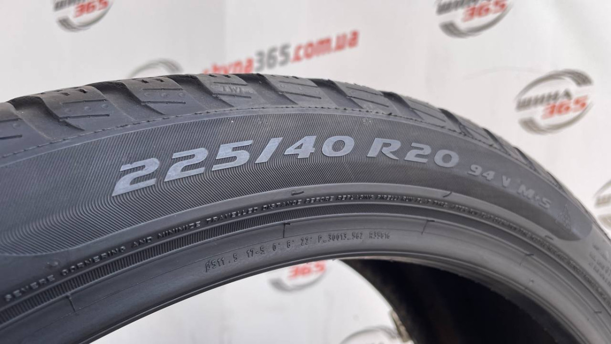 225/40 R20 PIRELLI WINTER SOTTOZERO 3 RUN FLAT 5mm