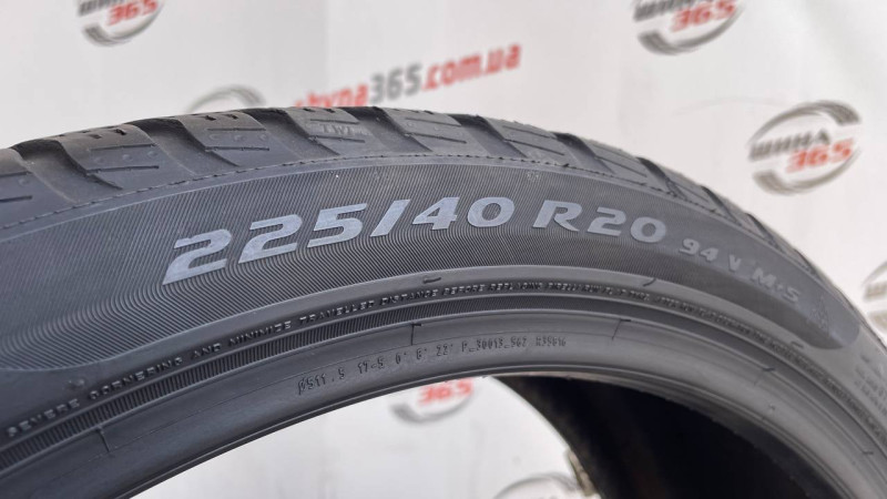 225/40 R20 PIRELLI WINTER SOTTOZERO 3 RUN FLAT 5mm