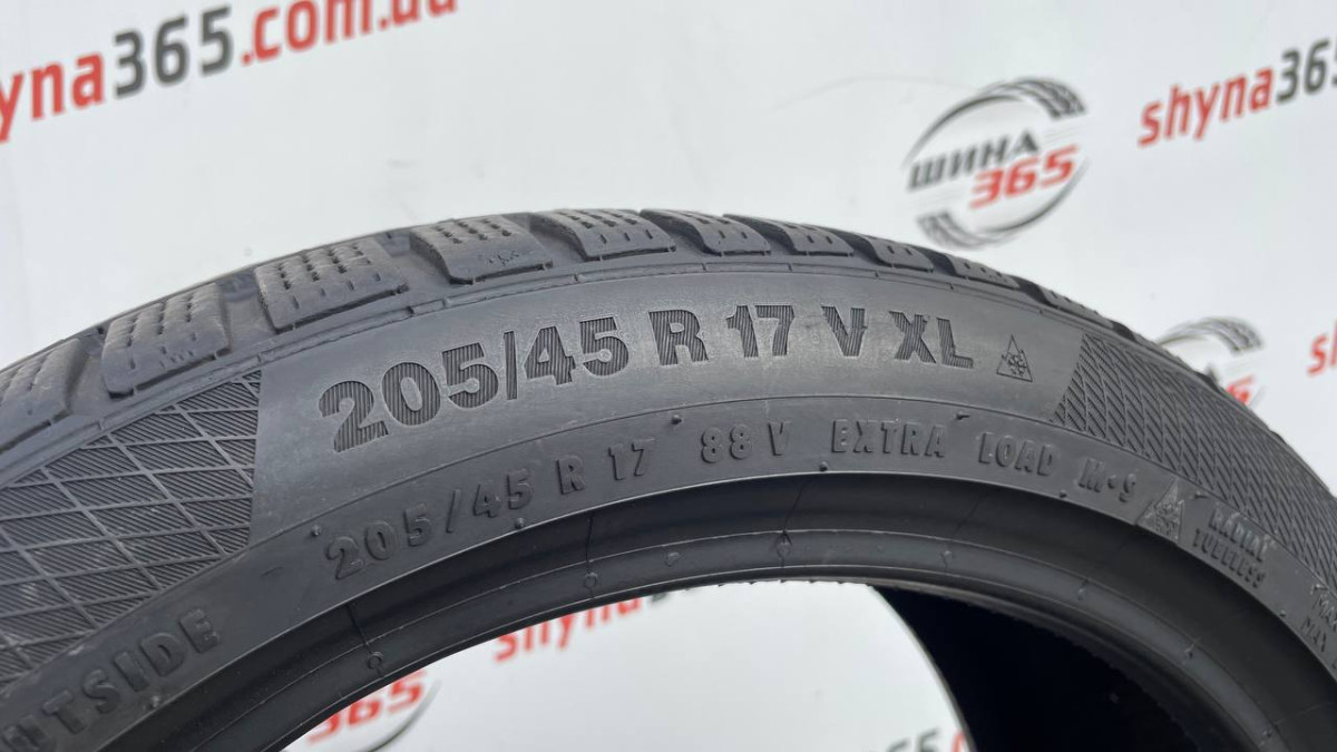 205/45 R17 CONTINENTAL WINTERCONTACT TS850P 7mm