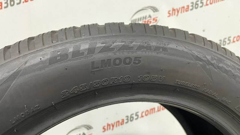 245/50 R19 BRIDGESTONE BLIZZAK LM005 5mm