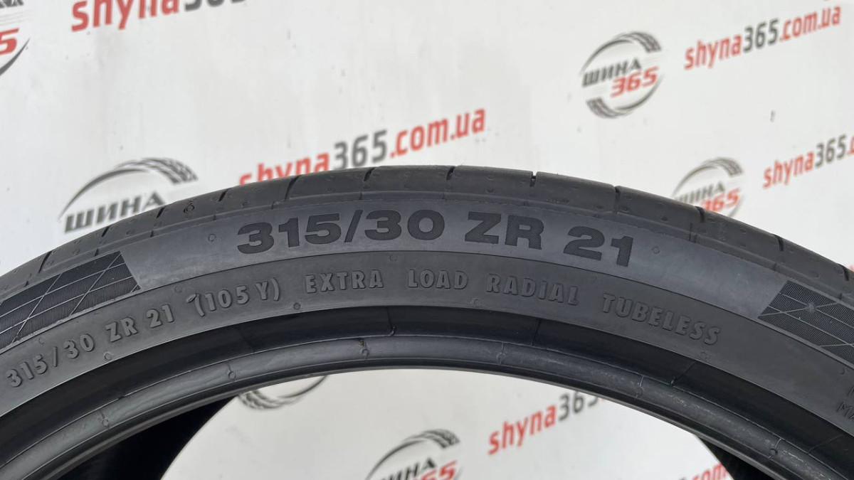 315/30 R21 CONTINENTAL CONTISPORTCONTACT 5P CONTISILENT 5mm