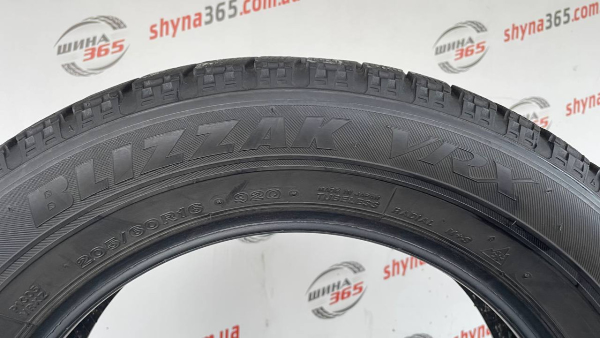 205/60 R16 BRIDGESTONE BLIZZAK VRX 6mm