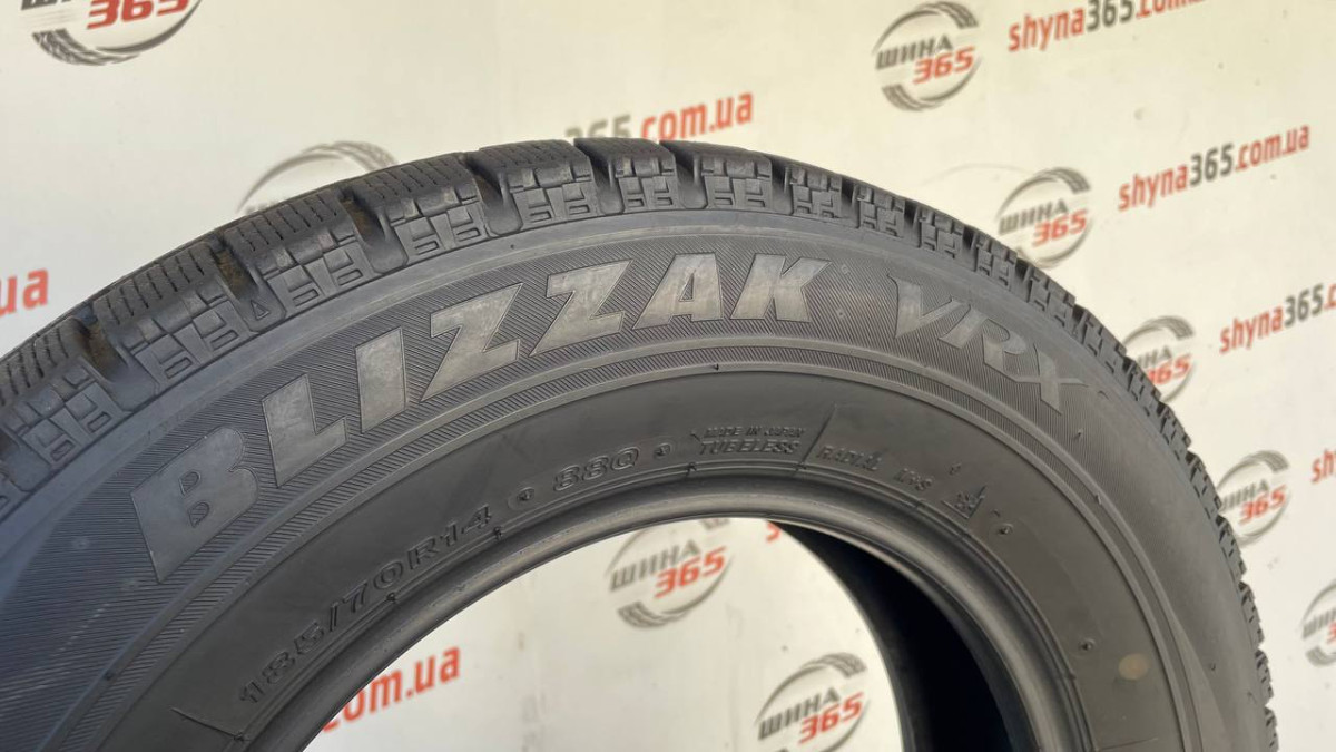 185/70 R14 BRIDGESTONE BLIZZAK VRX 6mm