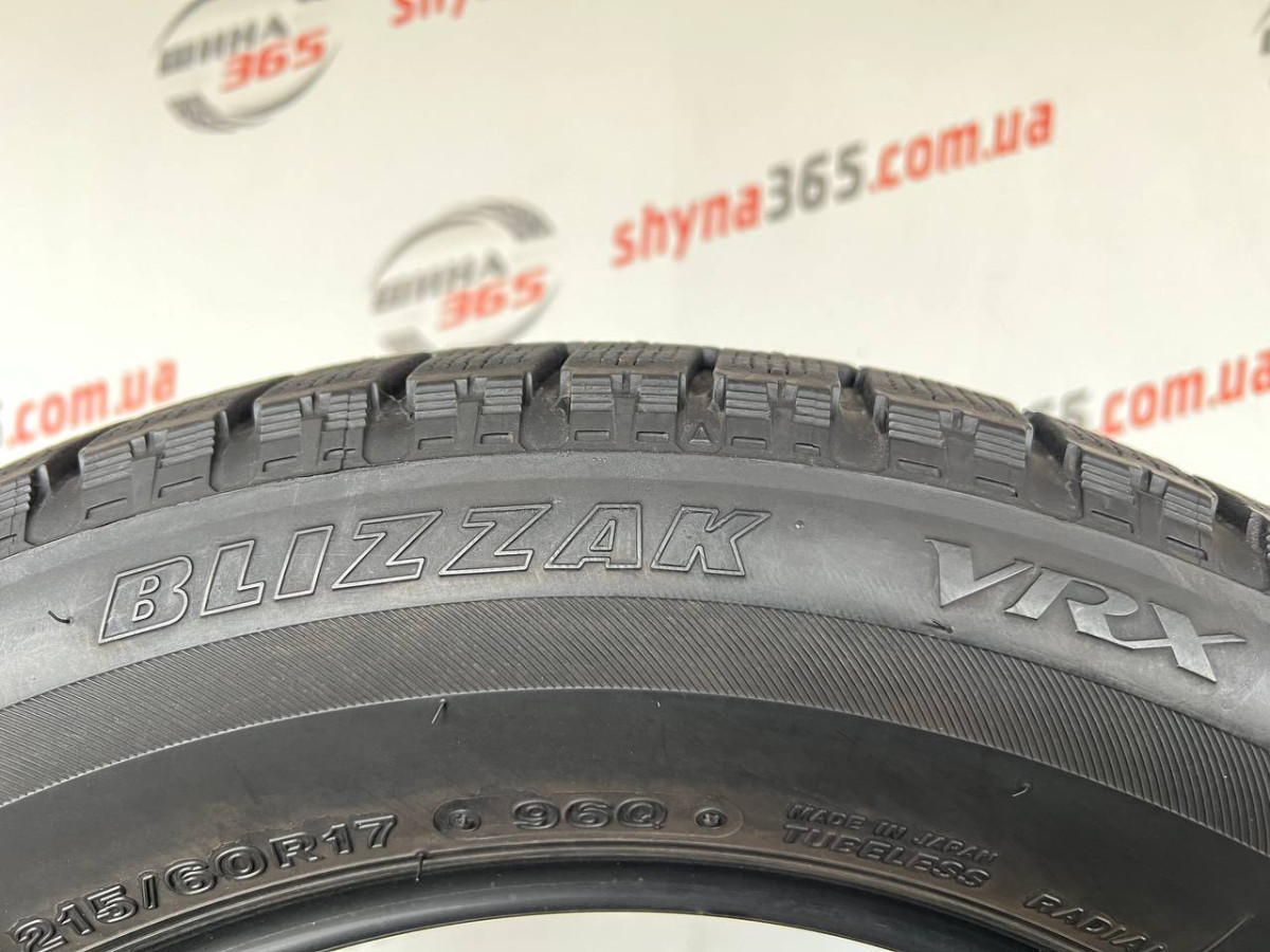 215/60 R17 BRIDGESTONE BLIZZAK VRX 6mm
