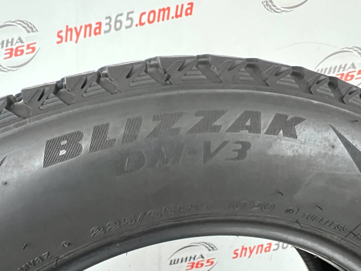 225/65 R17 BRIDGESTONE BLIZZAK DM-V3 8mm
