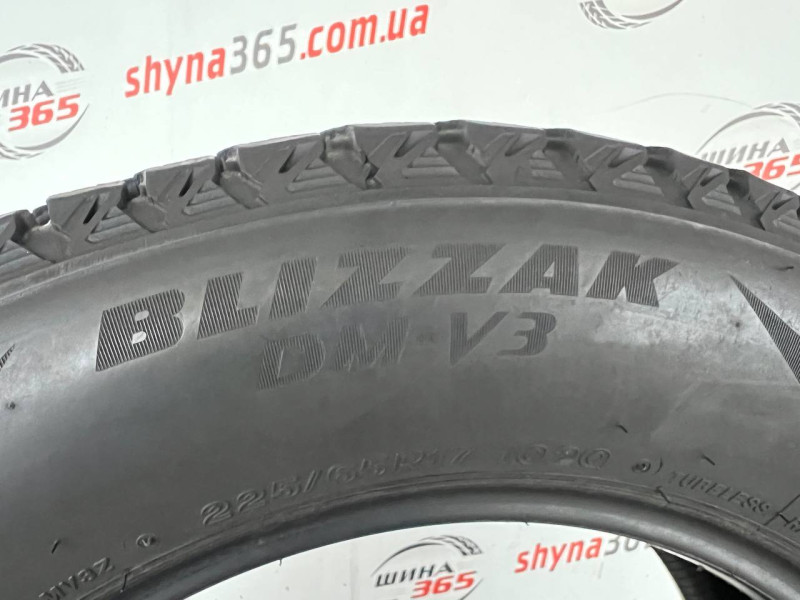 225/65 R17 BRIDGESTONE BLIZZAK DM-V3 8mm