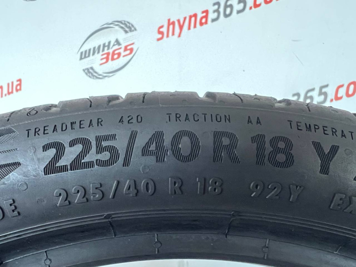 225/40 R18 CONTINENTAL ECOCONTACT 6 RUN FLAT 5mm