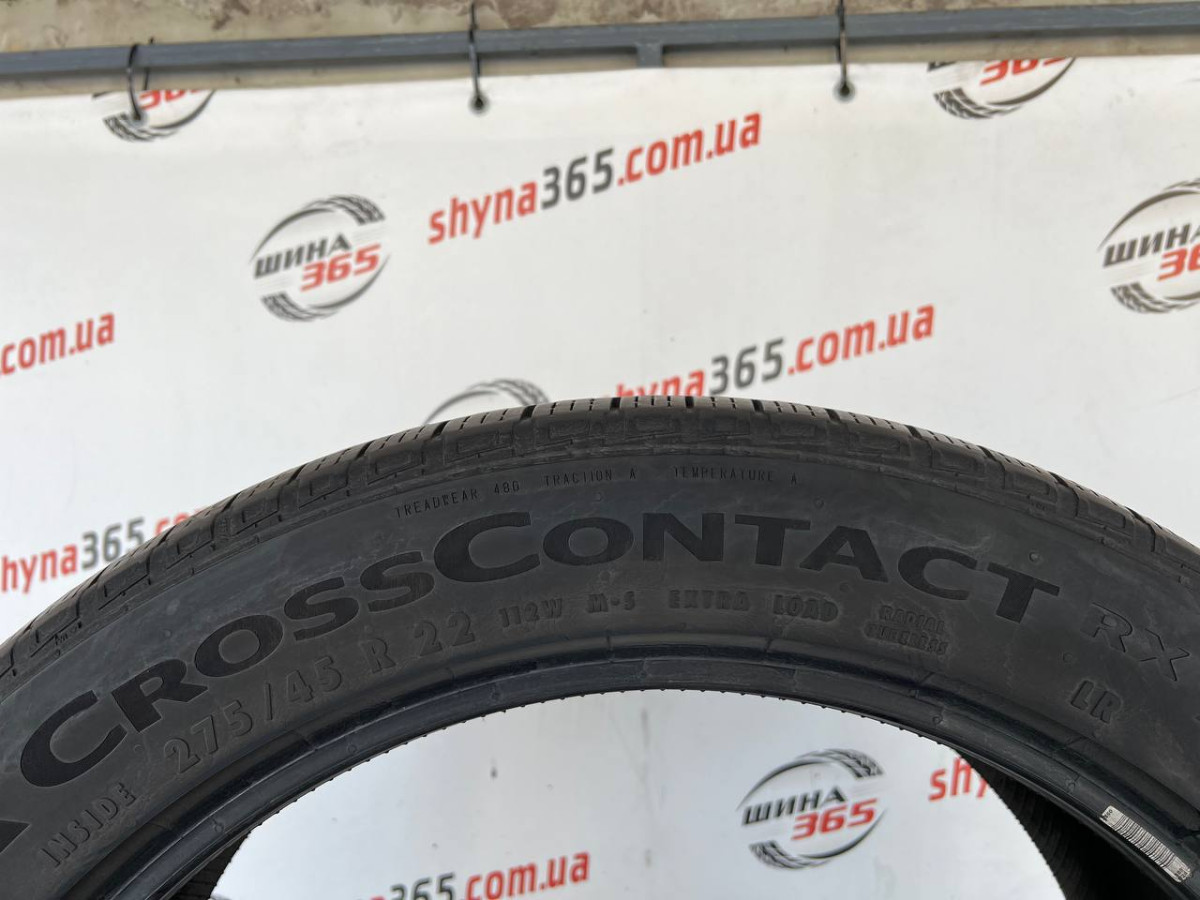 275/45 R22 CONTINENTAL CROSSCONTACT RX 5mm