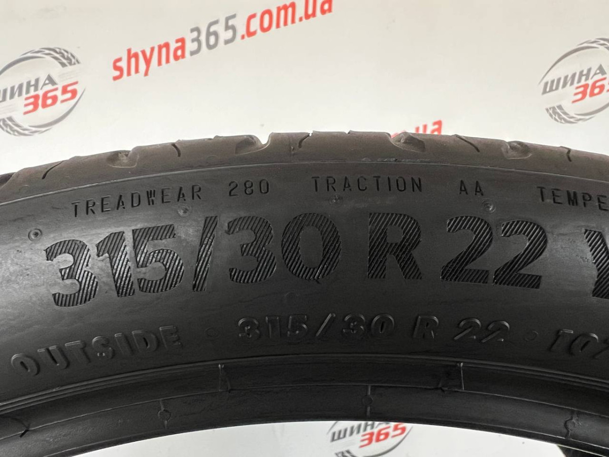 315/30 R22 CONTINENTAL ECOCONTACT 6 4mm