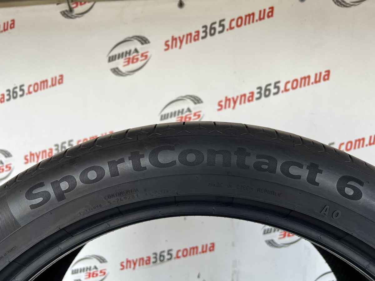 285/40 R22 CONTINENTAL SPORTCONTACT 6 4mm