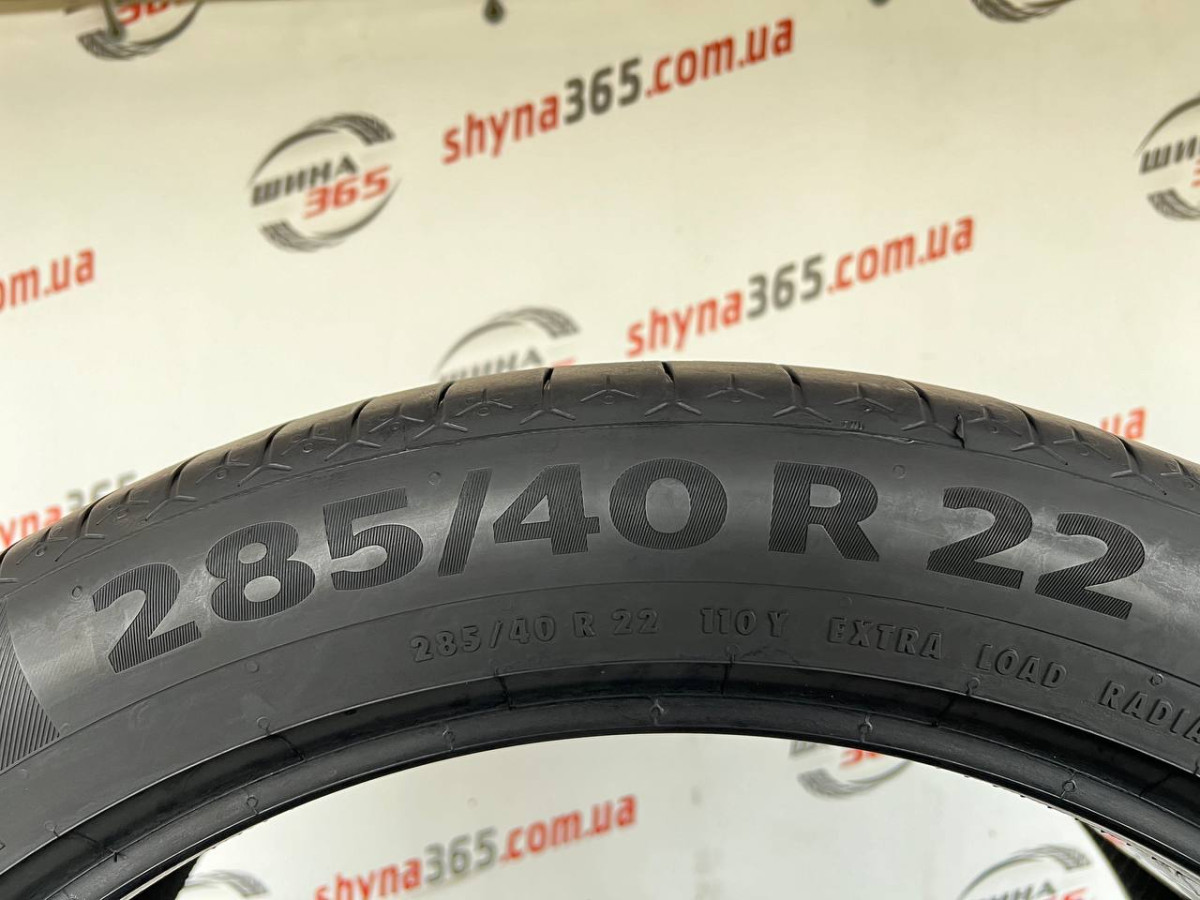 285/40 R22 CONTINENTAL SPORTCONTACT 6 4mm