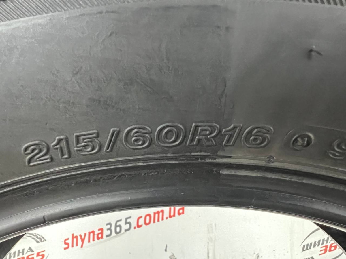 215/60 R16 BRIDGESTONE BLIZZAK REVO GZ 8mm
