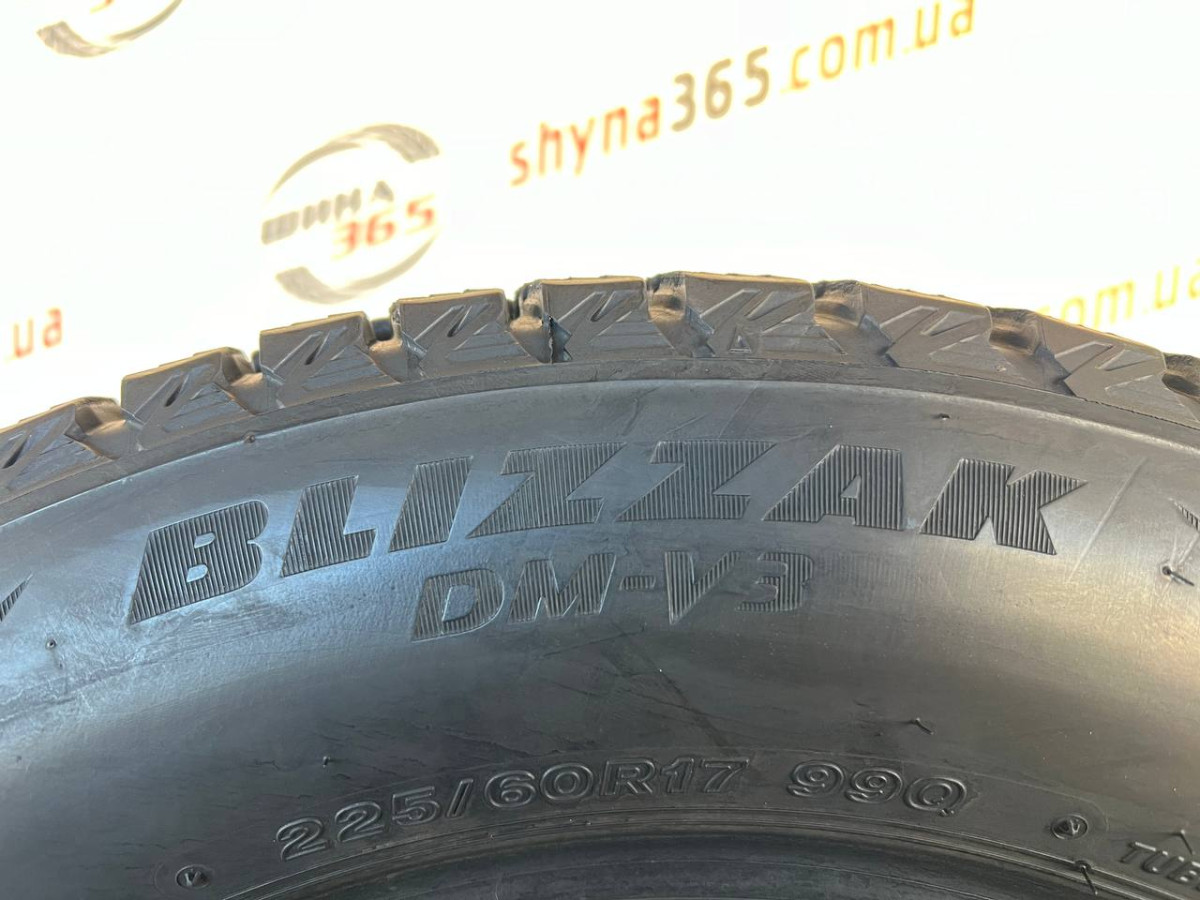 225/60 R17 BRIDGESTONE BLIZZAK DM-V3 9mm