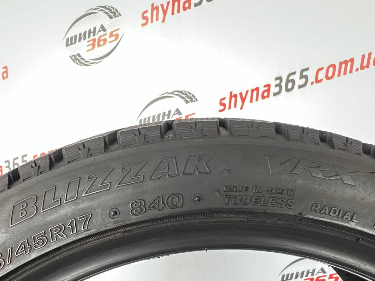 205/45 R17 BRIDGESTONE BLIZZAK VRX 8mm