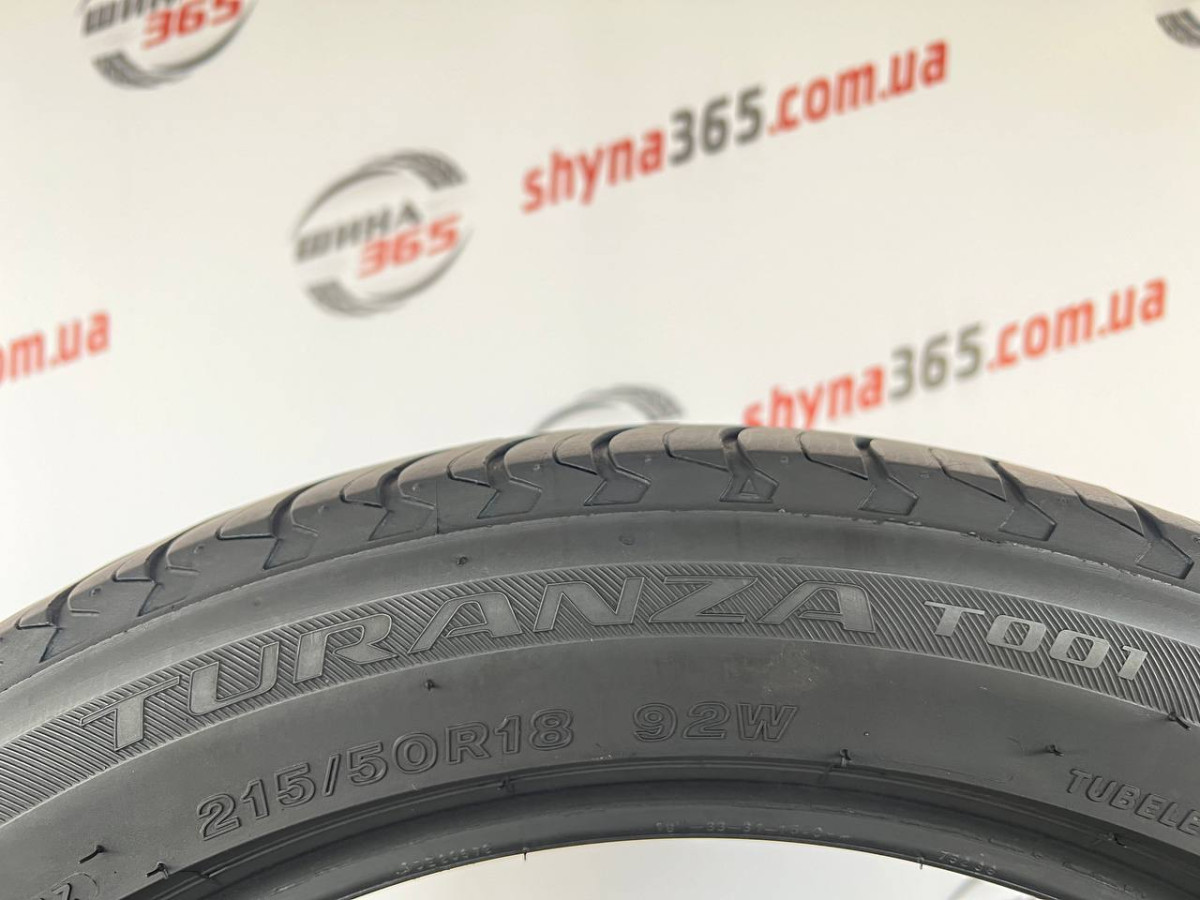 215/50 R18 BRIDGESTONE TURANZA T001 4mm