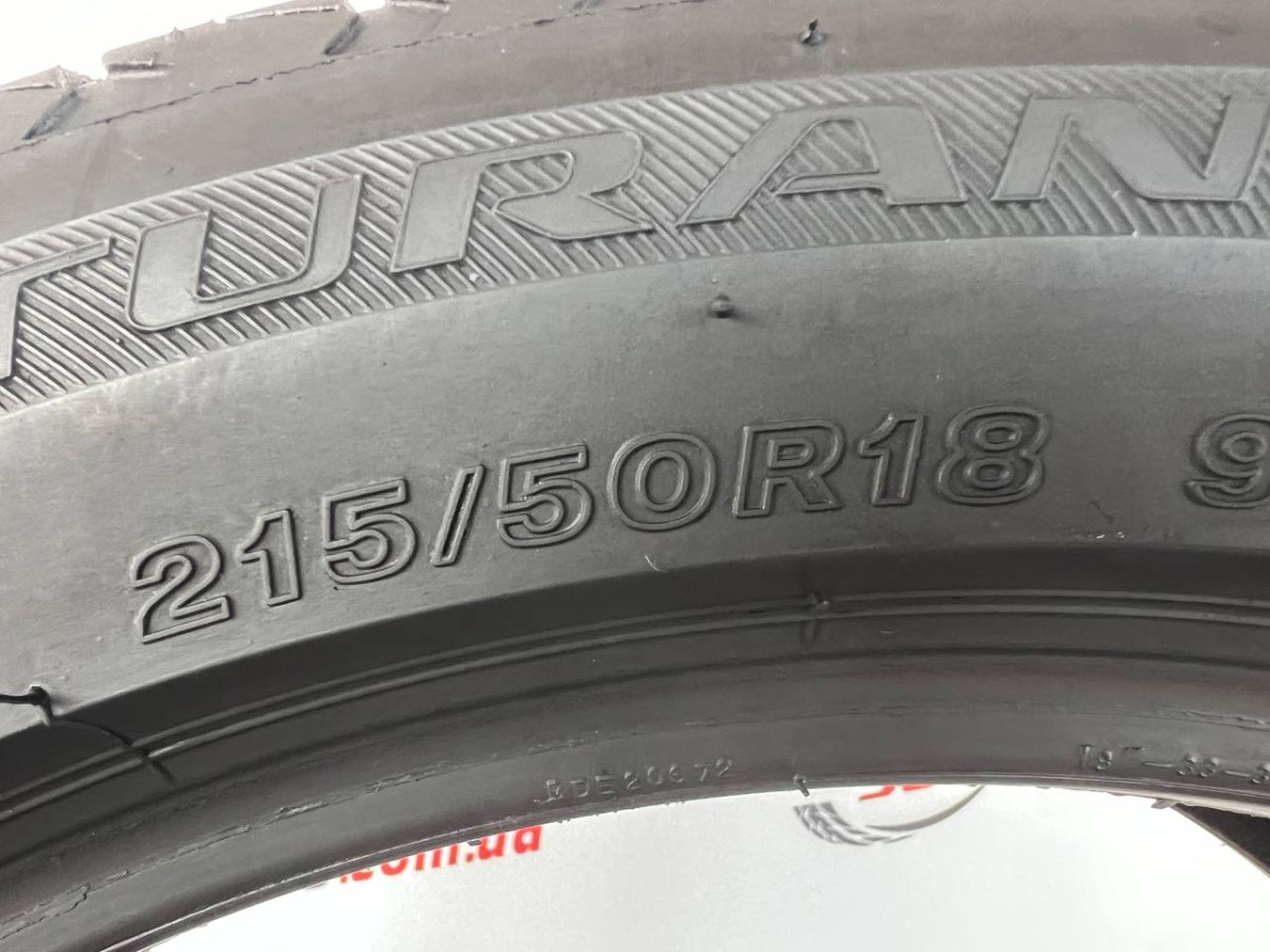 215/50 R18 BRIDGESTONE TURANZA T001 4mm