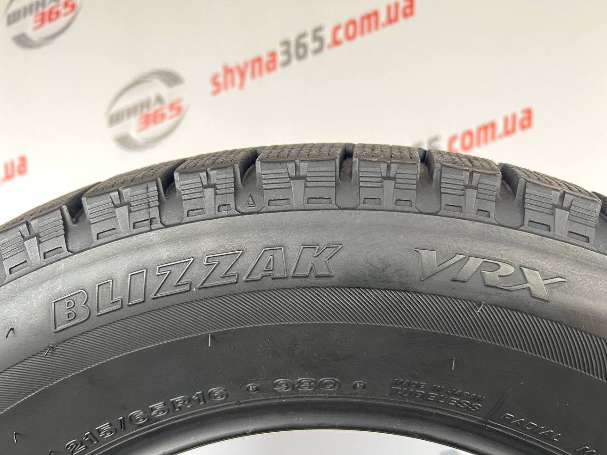 215/65 R16 BRIDGESTONE BLIZZAK VRX 8mm