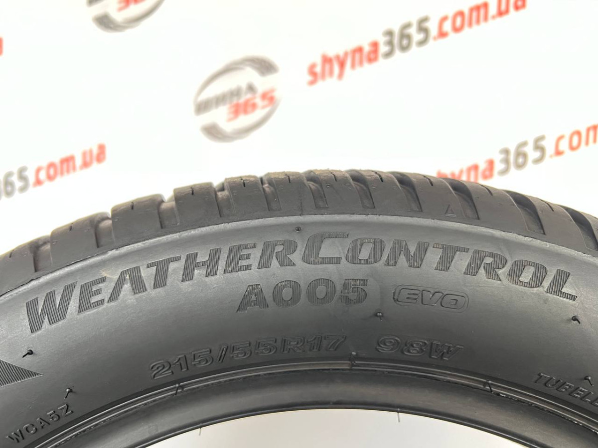 215/55 R17 BRIDGESTONE WEATHERCONTROL A005 EVO 5mm