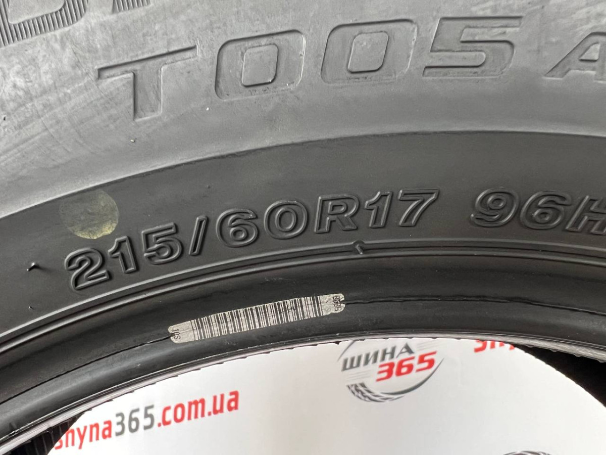 215/60 R17 BRIDGESTONE TURANZA T005 A 6mm