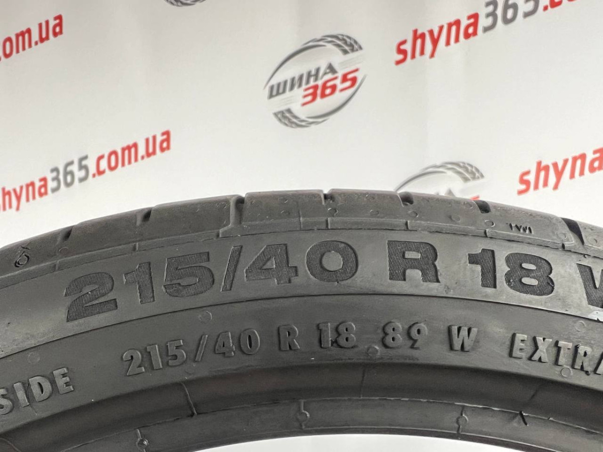 215/40 R18 CONTINENTAL CONTISPORTCONTACT 5 5mm