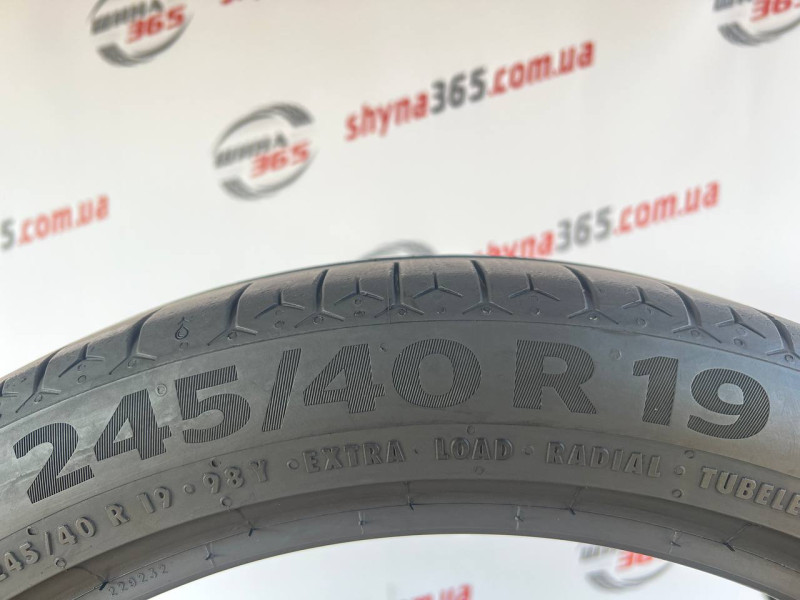 245/40 R19 CONTINENTAL SPORTCONTACT 6 5mm