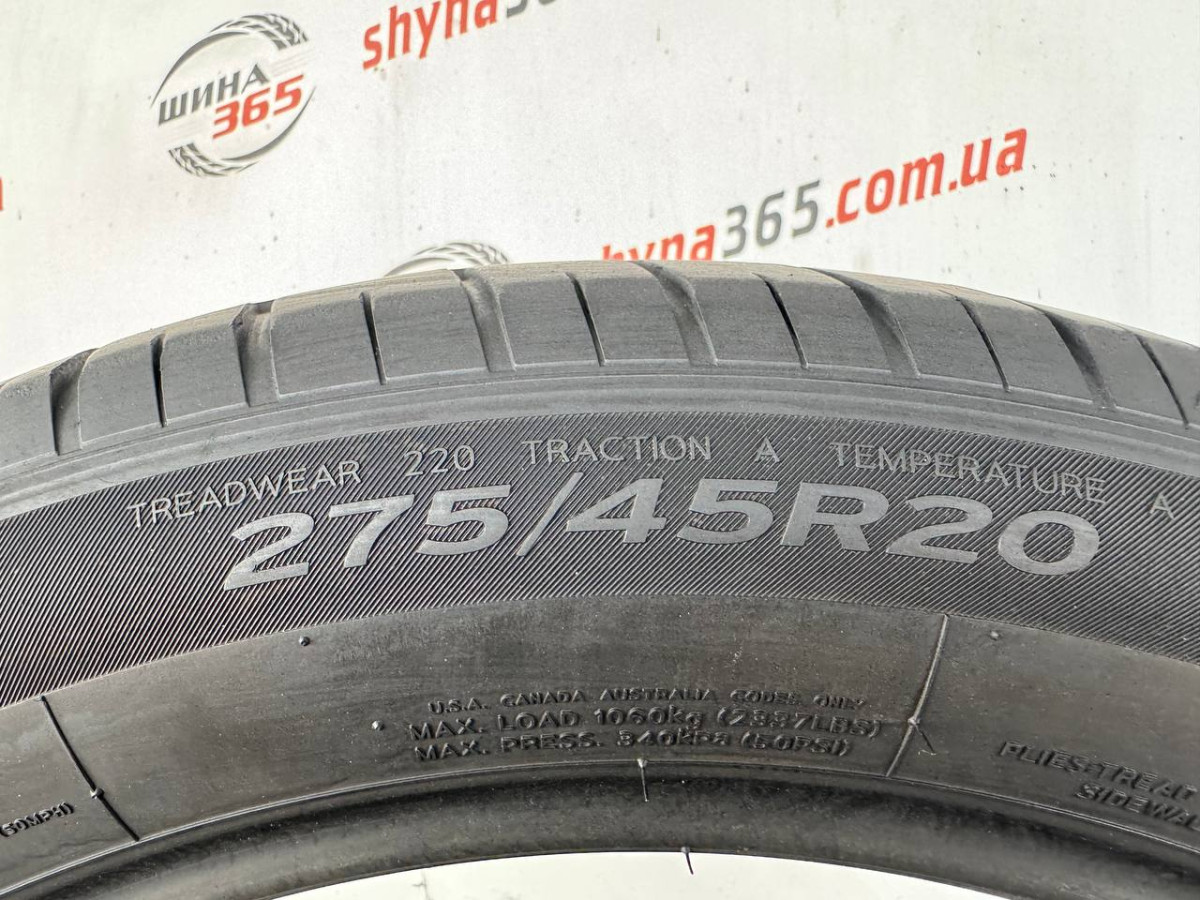275/45 R20 HANKOOK VENTUS S1 EVO3 SUV K127C RUN FLAT 5mm