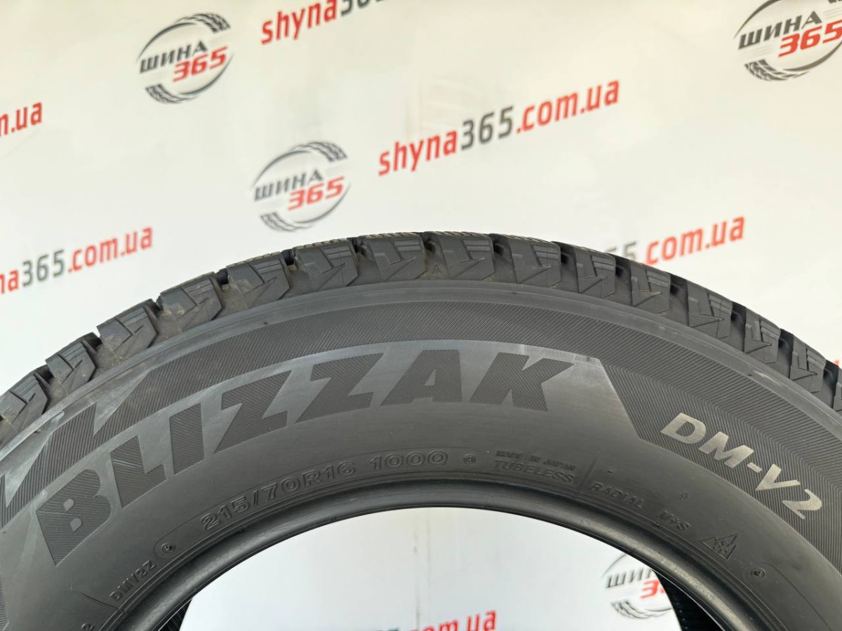 215/70 R16 BRIDGESTONE BLIZZAK DM-V2 9mm