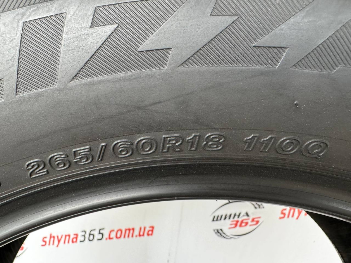265/60 R18 BRIDGESTONE BLIZZAK DM-V2 9mm