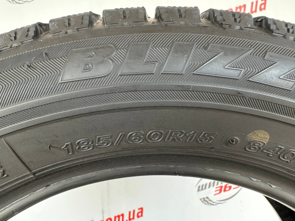 185/60 R15 BRIDGESTONE BLIZZAK REVO GZ 7mm