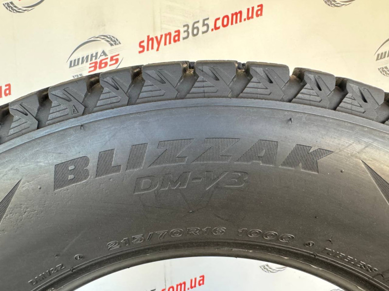 215/70 R16 BRIDGESTONE BLIZZAK DM-V3 6mm