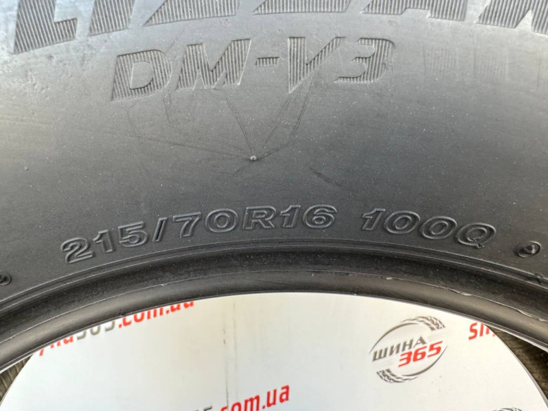 215/70 R16 BRIDGESTONE BLIZZAK DM-V3 6mm