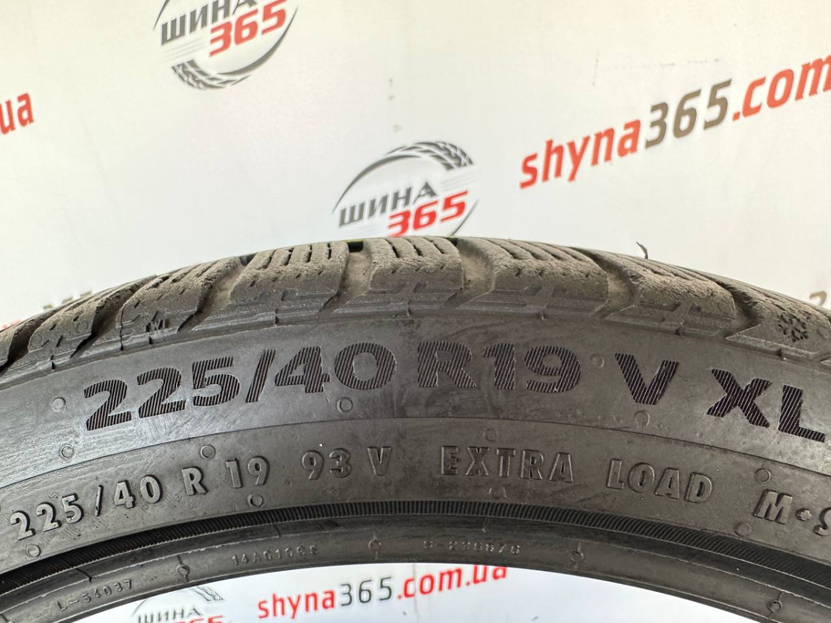 225/40 R19 CONTINENTAL WINTERCONTACT TS860S RUN FLAT 5mm