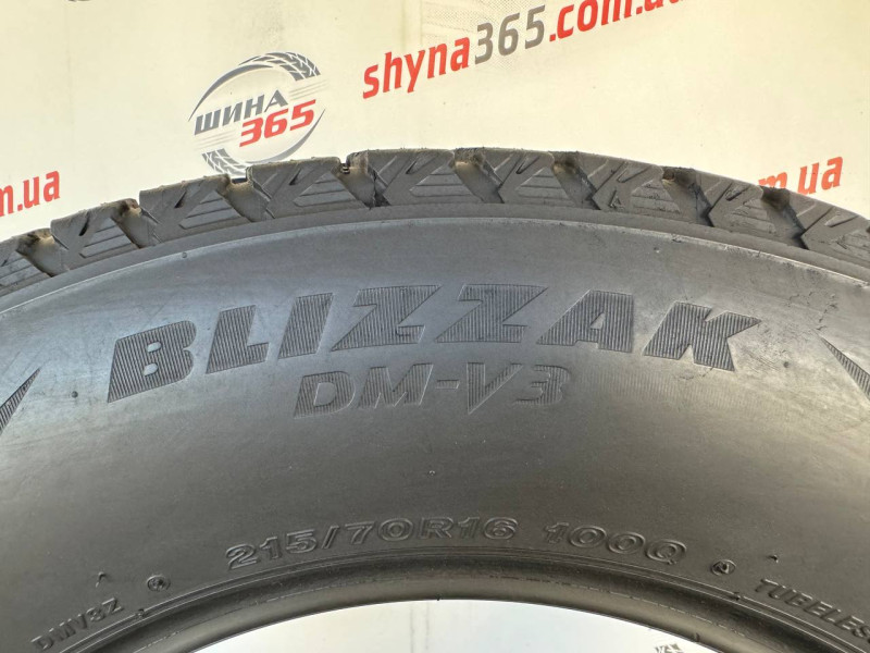 215/70 R16 BRIDGESTONE BLIZZAK DM-V3 7mm
