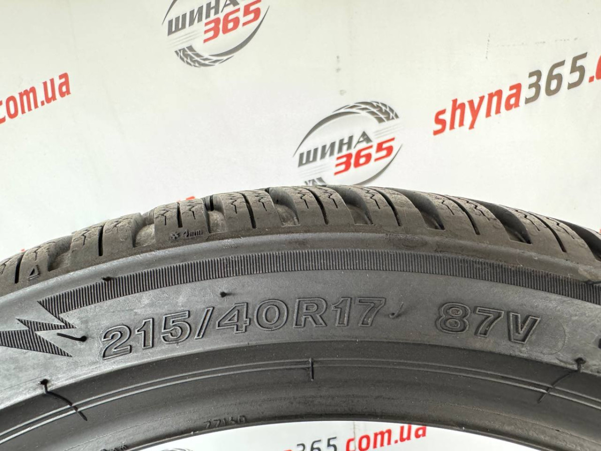 215/40 R17 BRIDGESTONE BLIZZAK LM005 7mm