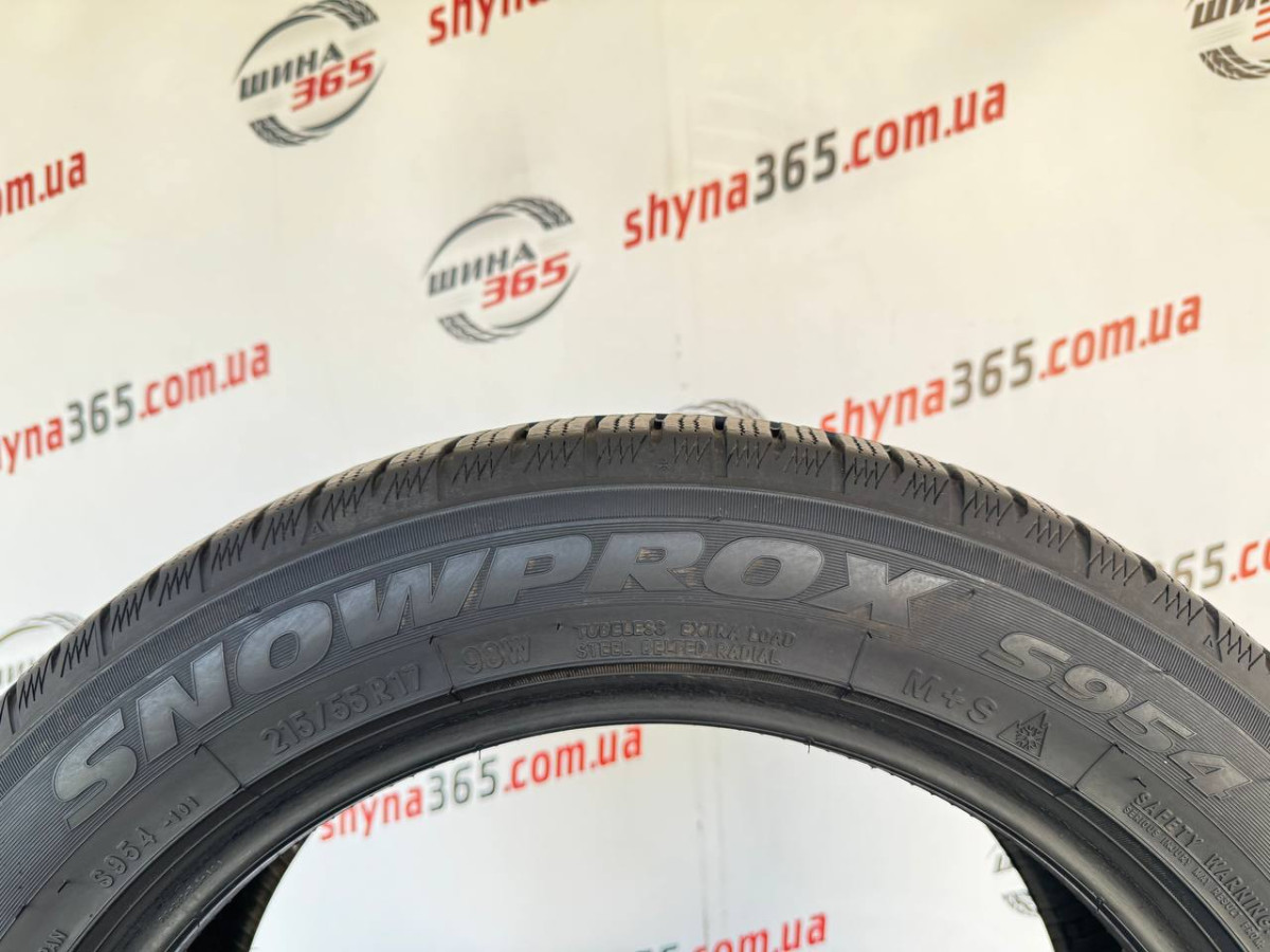 215/55 R17 TOYO SNOWPROX S954 6mm