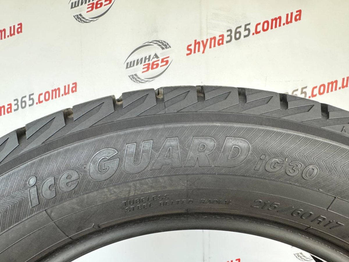 215/60 R17 YOKOHAMA ICE GUARD IG30 8mm