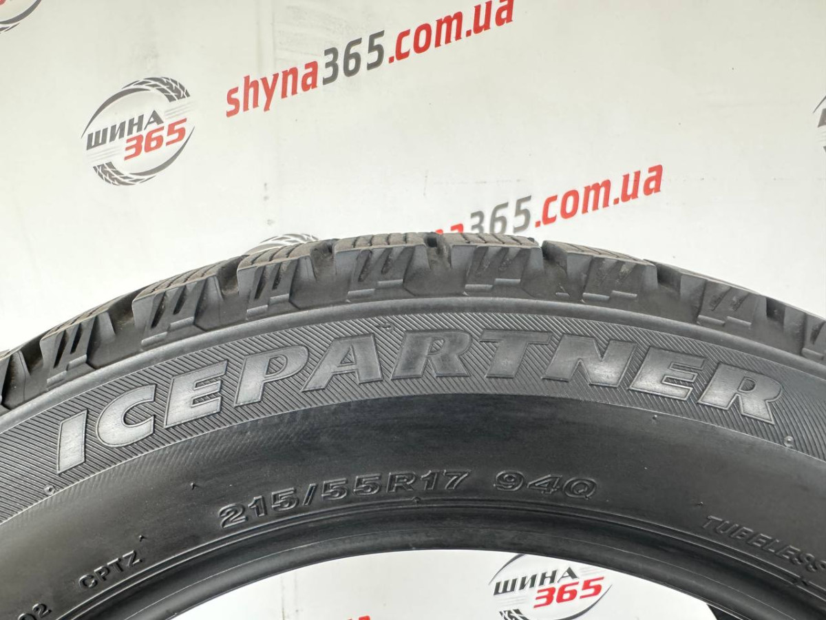215/55 R17 BRIDGESTONE ICEPARTNER 6mm