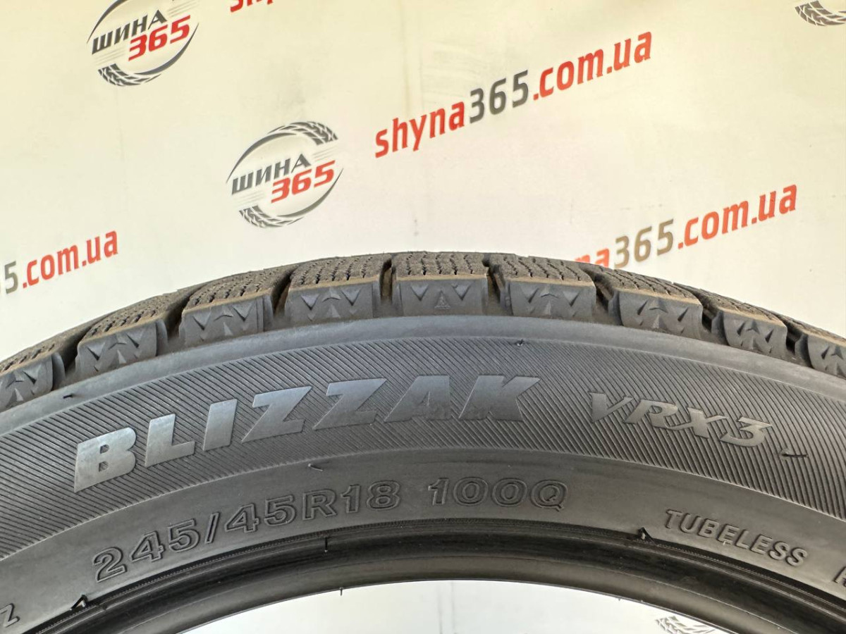 245/45 R18 BRIDGESTONE BLIZZAK VRX3 6mm