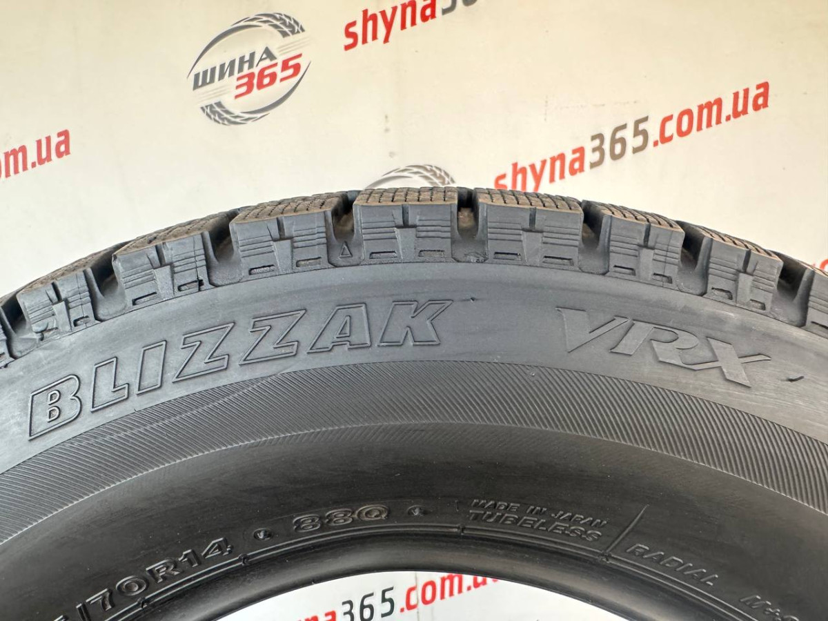 185/70 R14 BRIDGESTONE BLIZZAK VRX 8mm