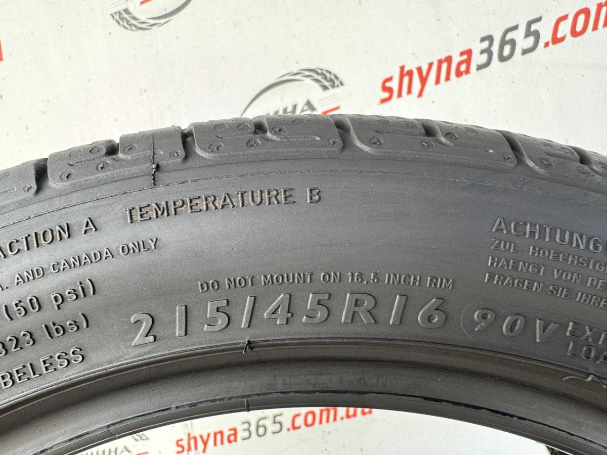215/45 R16 DUNLOP SP SPORT 01 A/S 4mm