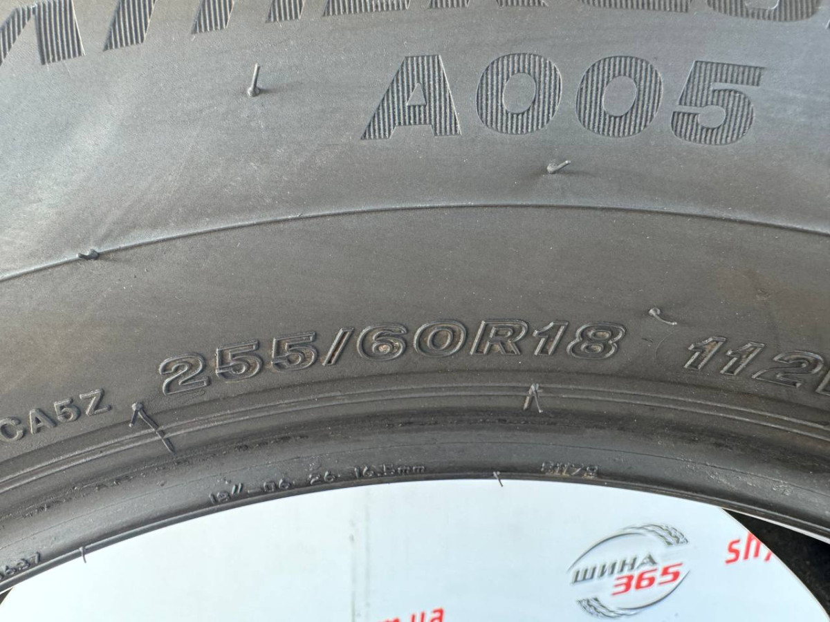 255/60 R18 BRIDGESTONE WEATHERCONTROL A005 EVO 6mm