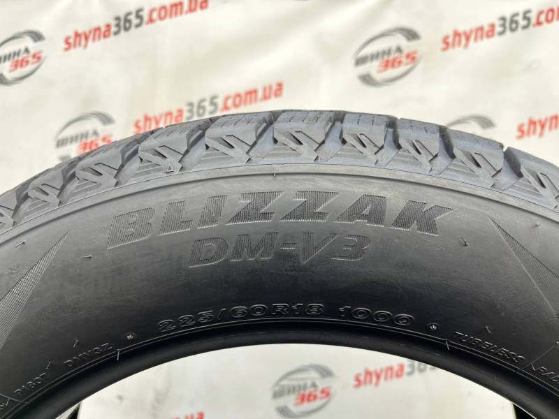 225/60 R18 BRIDGESTONE BLIZZAK DM-V3 8mm