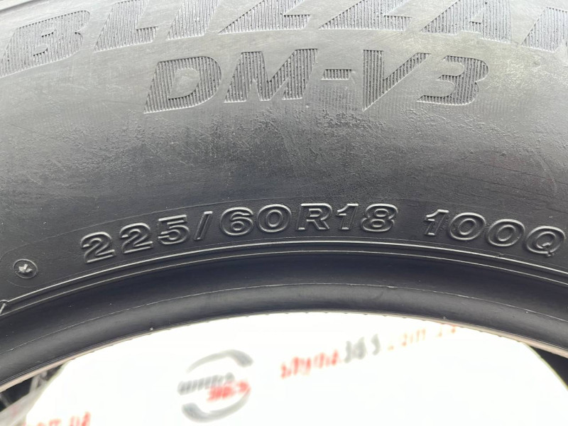 225/60 R18 BRIDGESTONE BLIZZAK DM-V3 8mm