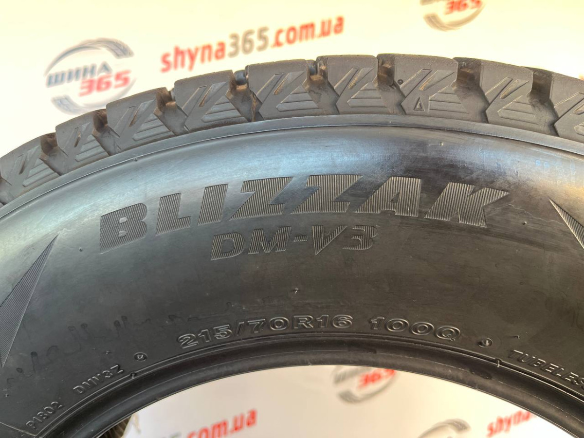 215/70 R16 BRIDGESTONE BLIZZAK DM-V3 9mm