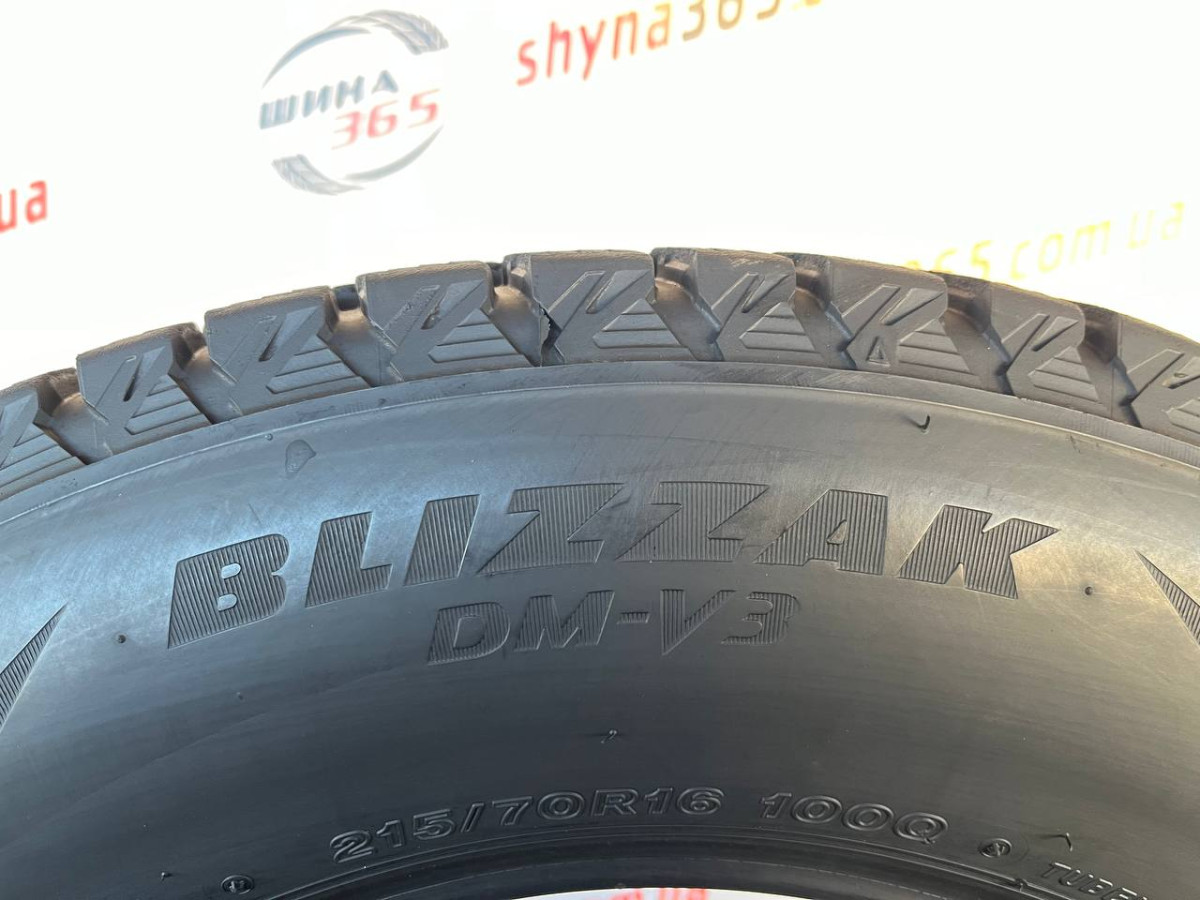215/70 R16 BRIDGESTONE BLIZZAK DM-V3 8mm