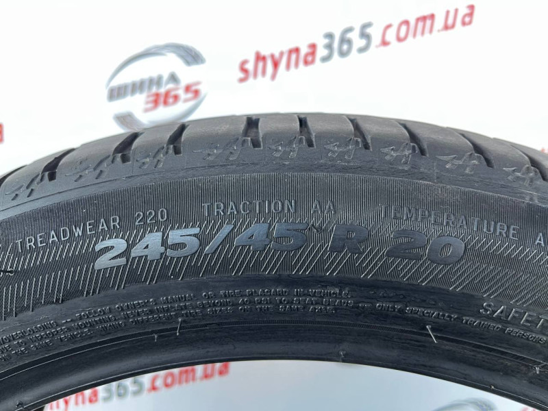 245/45 R20 MICHELIN LATITUDE SPORT 3 RUN FLAT 7mm
