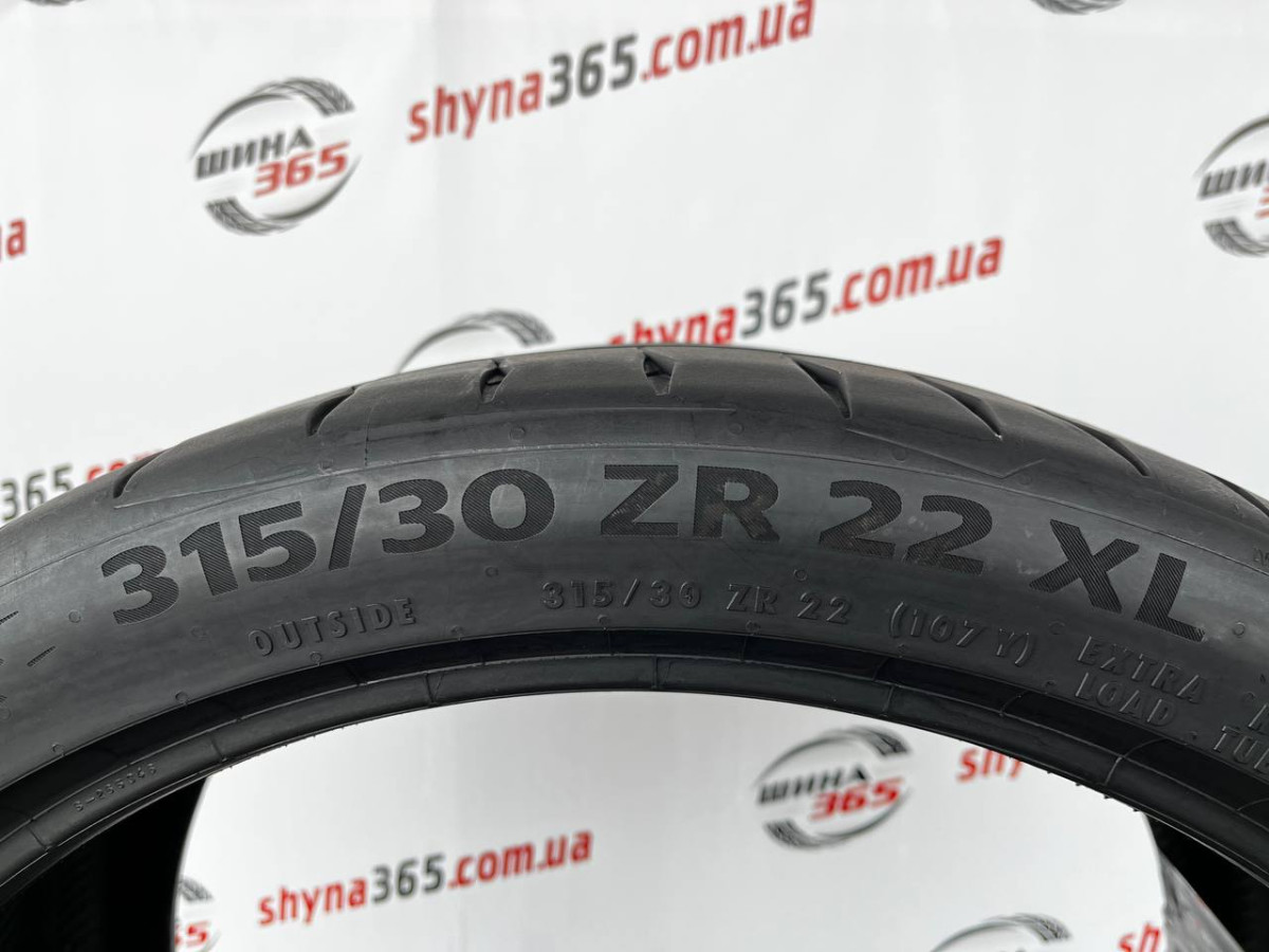 315/30 R22 CONTINENTAL SPORTCONTACT 7 5mm