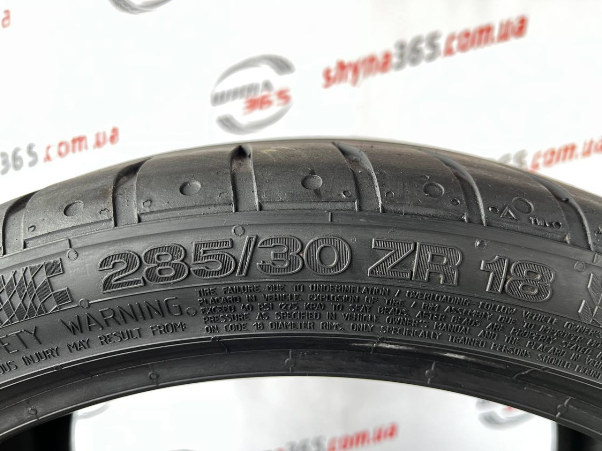 285/30 R18 CONTINENTAL SPORTCONTACT 2 6mm